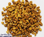 Golden stone chippings
