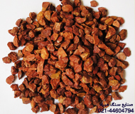Red stone chippings